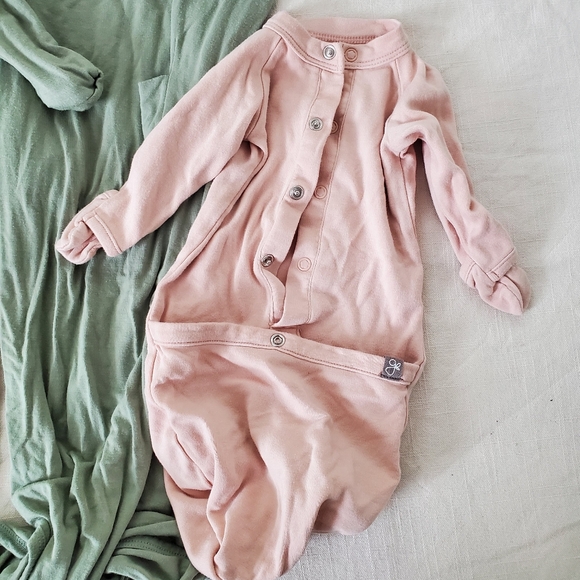 Sleep gowns bundle newborn 3 months gender neutral Goumi Baby Noah - Picture 2 of 9